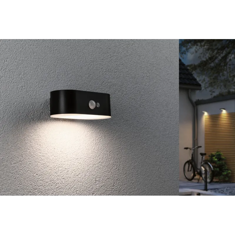 Applique extérieur solaire Adya IP44 3000K PIR