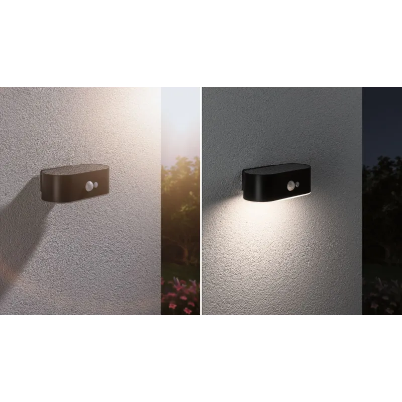 Applique extérieur solaire Adya IP44 3000K PIR