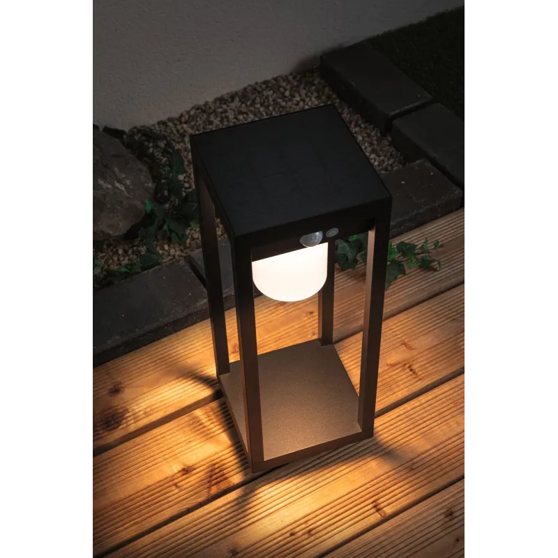 Objet lumineux extérieur solaire Marisol IP44 3000K PIR