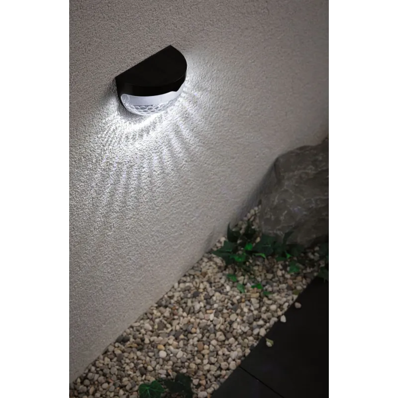 Luminaire d'allée Outdoor Solar Mimmo IP44 plastique Gris