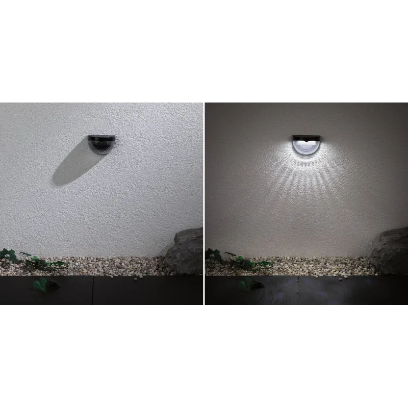 Luminaire d'allée Outdoor Solar Mimmo IP44 plastique Gris