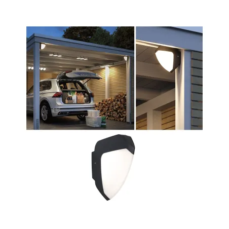 Outdoor 230V Wall Lamp Ikosea Sensor 8W IP44 3000K