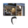 Outdoor 230V Wall Lamp Ikosea Sensor 8W IP44 3000K