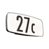 Applique extérieure 230V Sheera Numéro de maison IP44 3000K 8W PIR