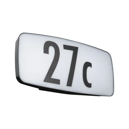 Applique extérieure 230V Sheera Numéro de maison IP44 3000K 8W PIR