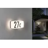 Applique extérieure 230V Sheera Numéro de maison IP44 3000K 8W PIR