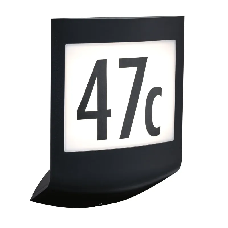 Applique extérieure 230V Padea 3000K IP44 10W Sensor anthracite