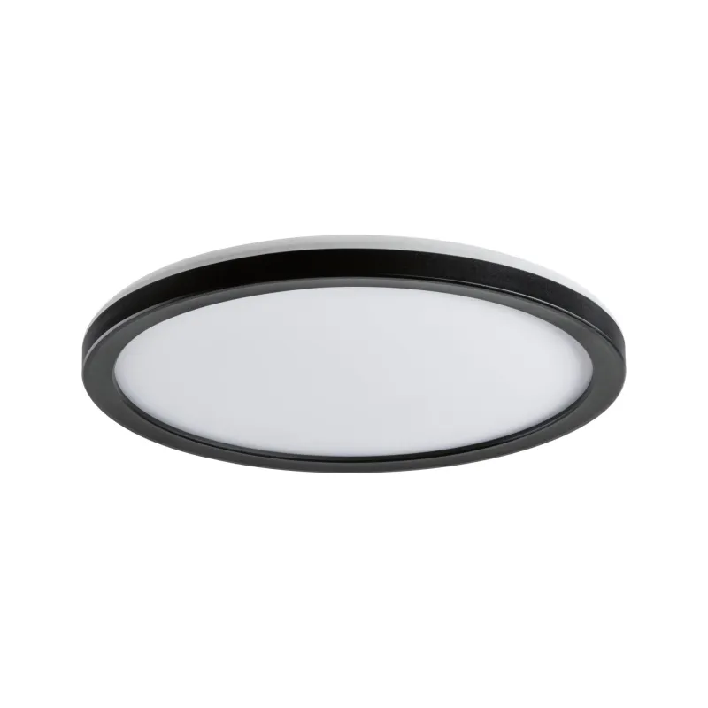 Panneau lamina 230V extérieur rond blanc noir IP44 15W 3000K