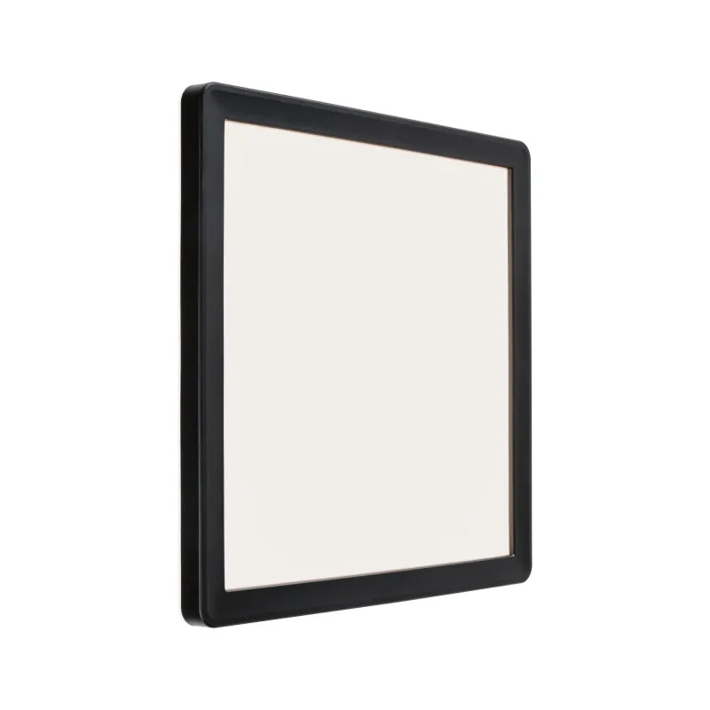 Panneau lamina 230V extérieur carré noir IP44 15W 3000K