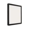 Panneau lamina 230V extérieur carré noir IP44 15W 3000K