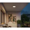 Panneau lamina 230V extérieur carré noir IP44 15W 3000K