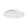 Panneau lamina 230V ext rond PIR blanc IP44 15W 3000K
