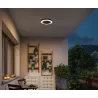 Sensor Circula plafond extérieur 230V IP44 3000K 10W PIR anthracite