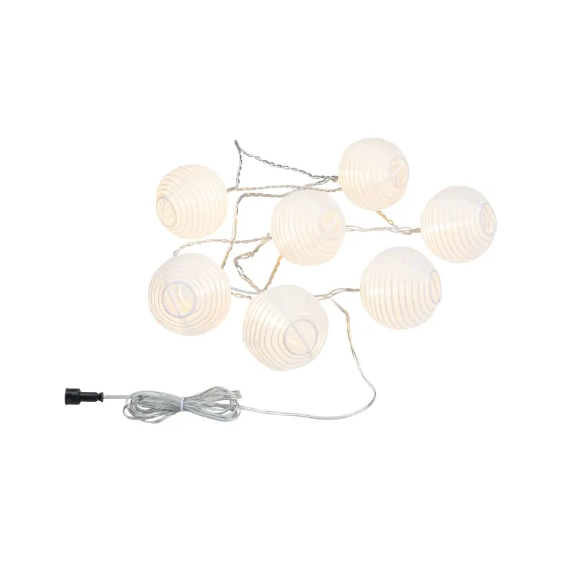 Outdoor Link+Light lampion chain IP44 3000K 72x2lm 12V