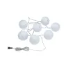 Outdoor Link+Light lampion chain IP44 3000K 72x2lm 12V
