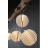 Outdoor Link+Light lampion chain IP44 3000K 72x2lm 12V