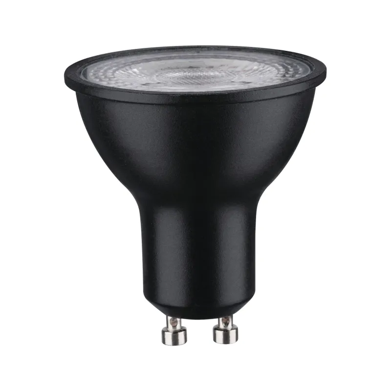 LED GU10 470lm 4000K 36° Black dépoli grd 7W 240V RAL9004