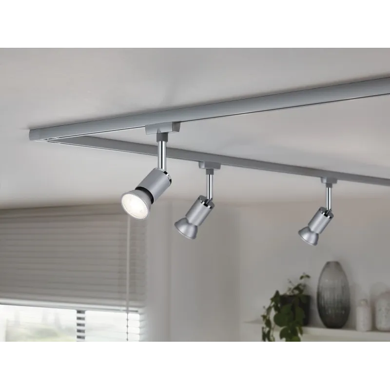 LED GU10 460lm 2700K 36° Chrome mat grd 7W 240V