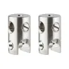 SC L&E Sabot contact pour câbles, par 2, max.150W/pc max.300W, Chrome, 12V