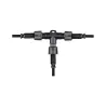Connecteur en T ext Park + Light IP67 1-in/2-out connector