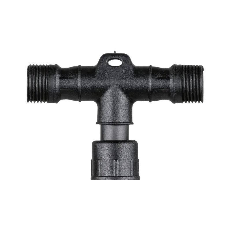Connecteur en T ext. Link+Light IP67 1-in/1-out T-connector