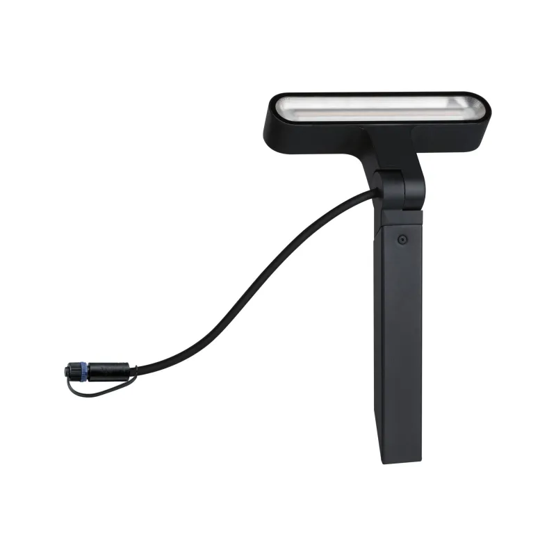 Plug & Shine Projecteur de jardin LED Ito Spot individuel Orientation horizontale IP65 3000K 6W Anthracite