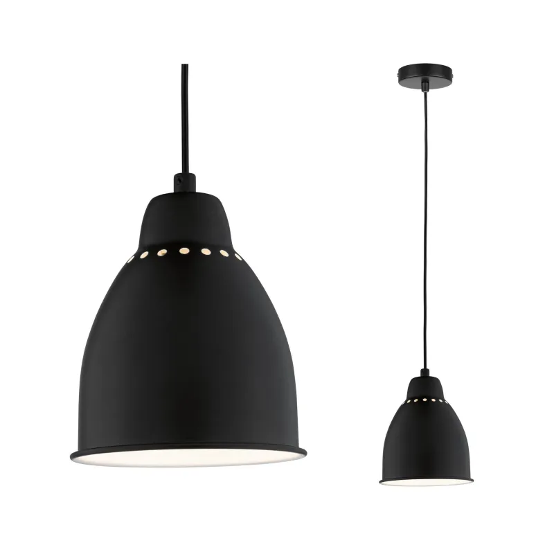Suspension Hilla max40W E27 Noir