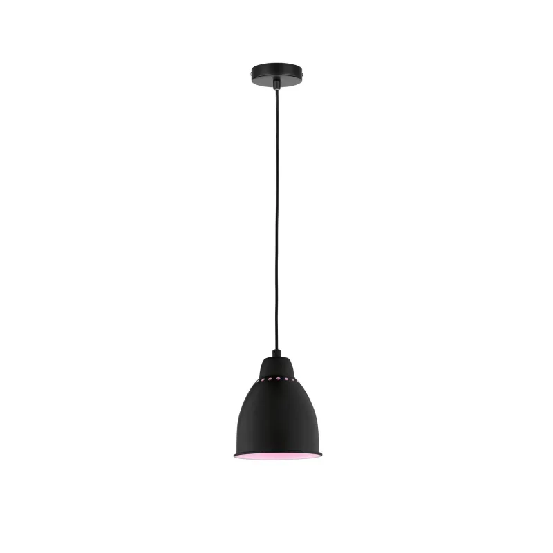 Suspension Hilla max40W E27 Noir