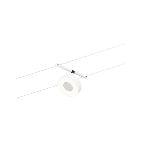 CorDuo Système sur câbles LED Circle Spot individuel 180lm 5W 3000K 12V Blanc dépoli