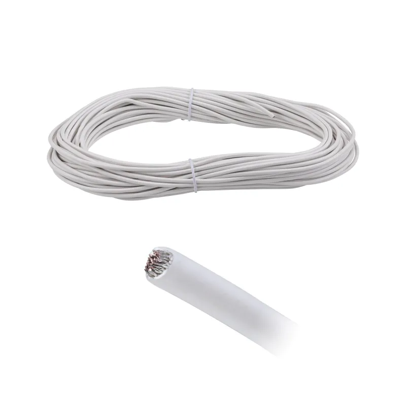 Câble tension 20m Blanc 2,5qmm