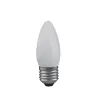Ampoule à incandescence Bougie E27 230V 40lm 8W 2300K gradable Dépoli