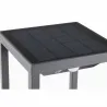 borne led potelet lampadaire solaire a detecteur de mouvement ip54-150lm-3000k-gris anthracite