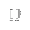 borne led potelet lampadaire solaire a detecteur de mouvement ip54-150lm-3000k-gris anthracite
