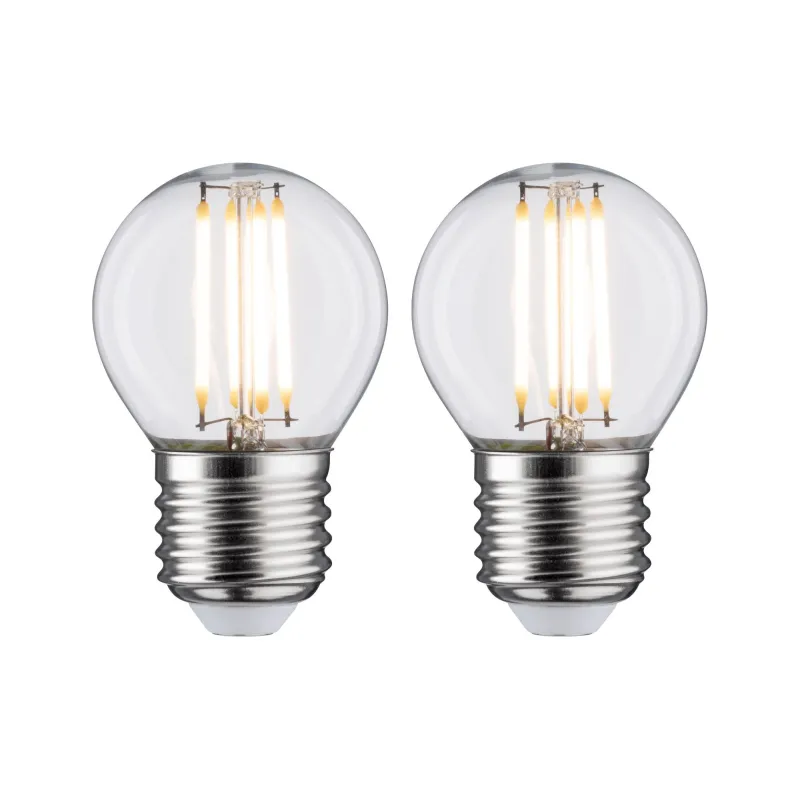 LED fil sphérique x2 470lm E27