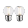 LED fil sphérique x2 470lm E27