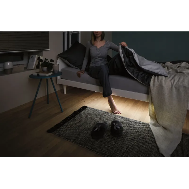 LED Ruban 1m détect mouv + bat