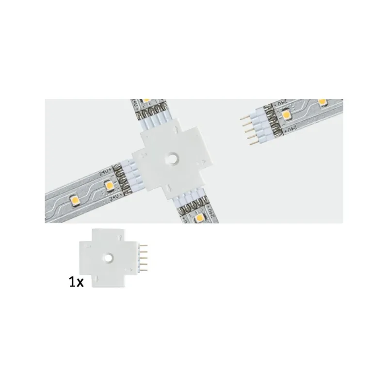 MaxLED X-Connector blanc plastique