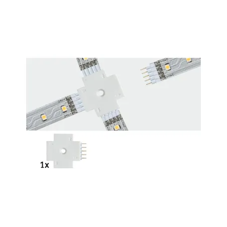 MaxLED X-Connector blanc plastique