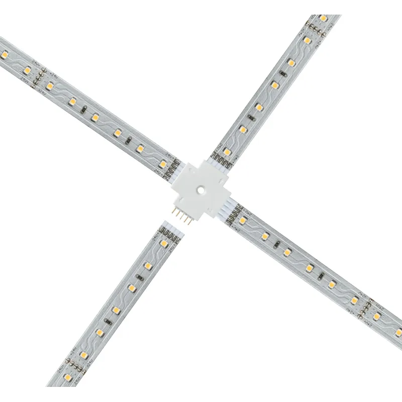 MaxLED X-Connector blanc plastique