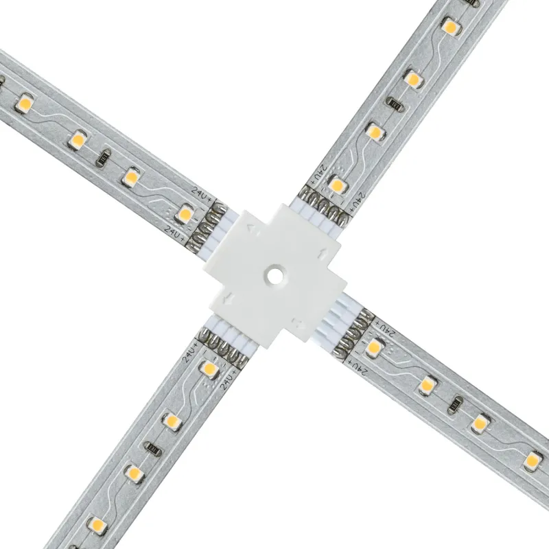 MaxLED X-Connector blanc plastique