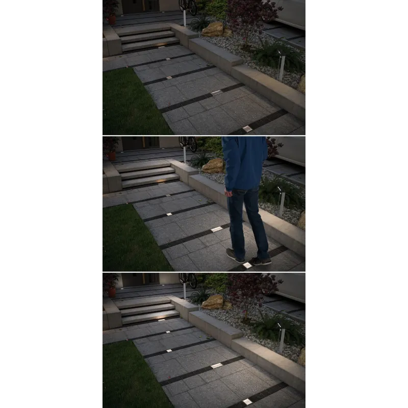 Encatré de sol 230V extérieur Brick IP68