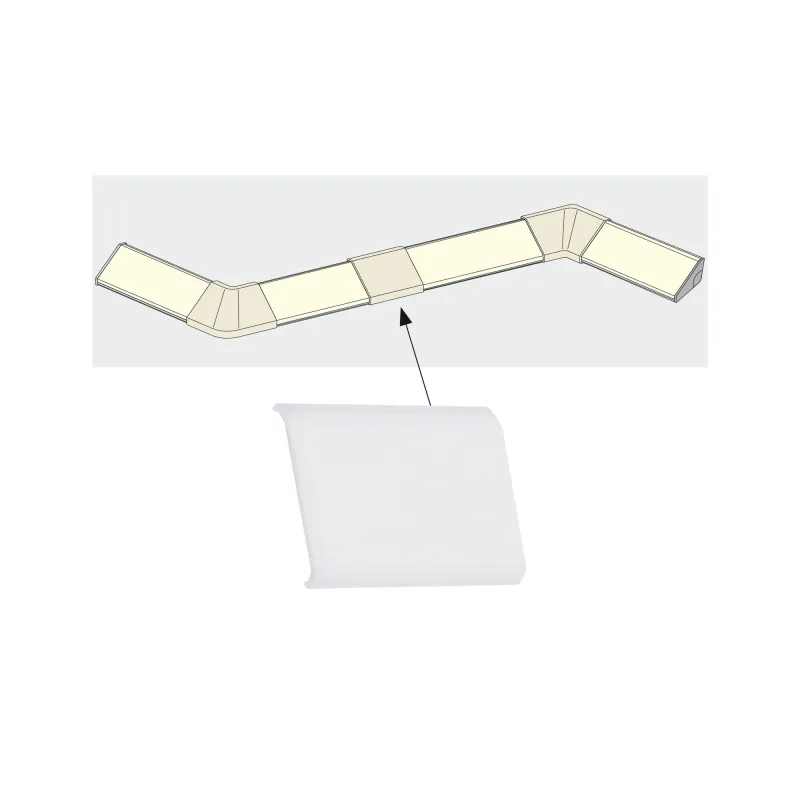 Kit de 4 coins Delta plastique