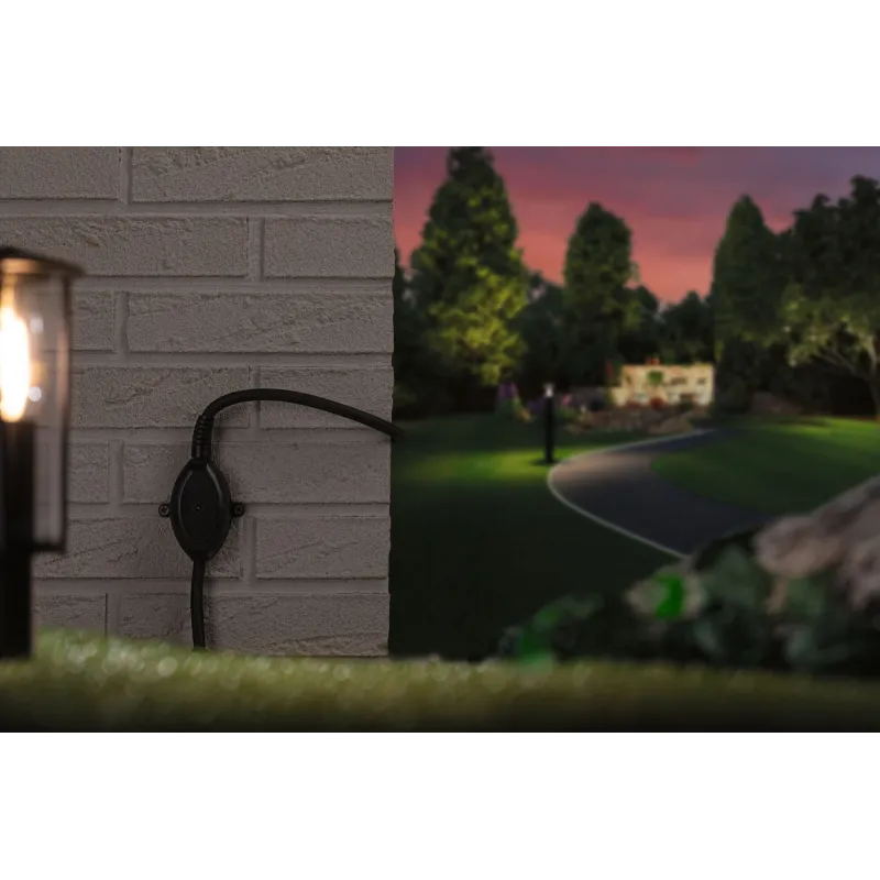 Plug & Shine Capteur Wireless Twilight Outdoor IP67 Noir