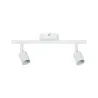 Spot Carolina max2x10W GU10 Blanc