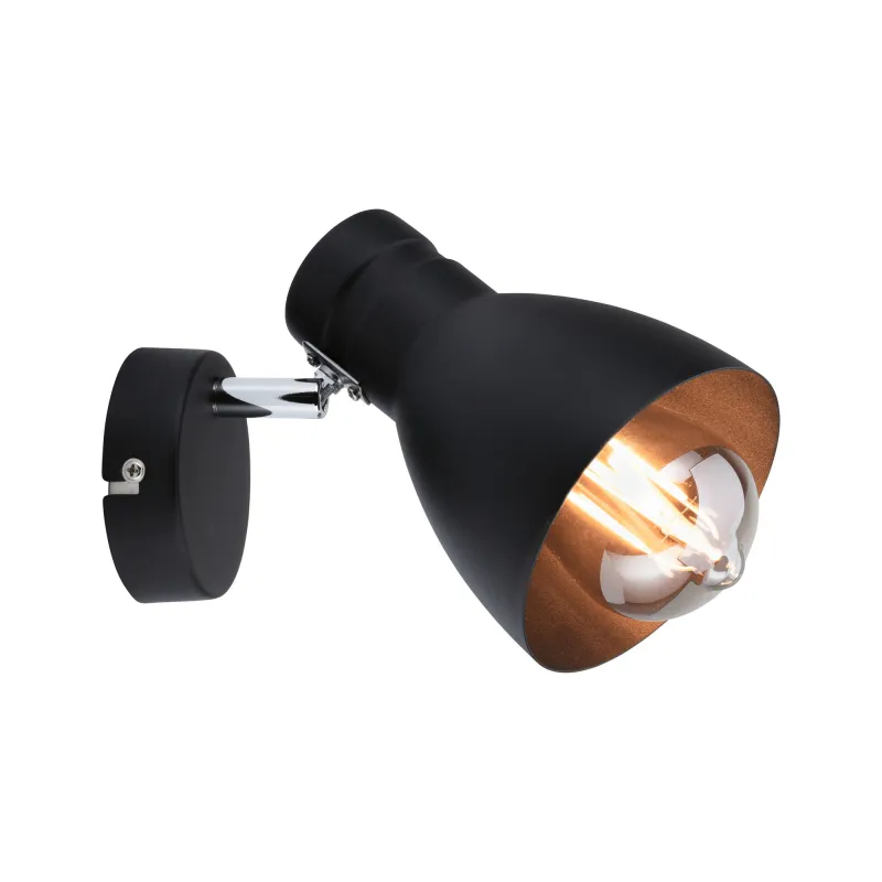 Spot Davy max1x20W E27 Noir