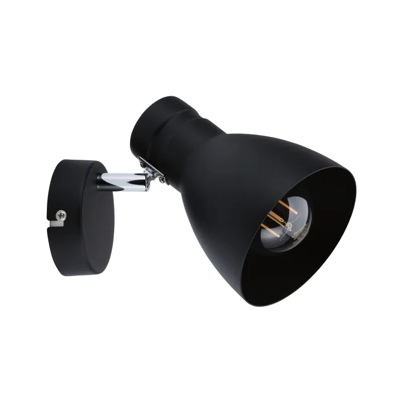 Spot Davy max1x20W E27 Noir