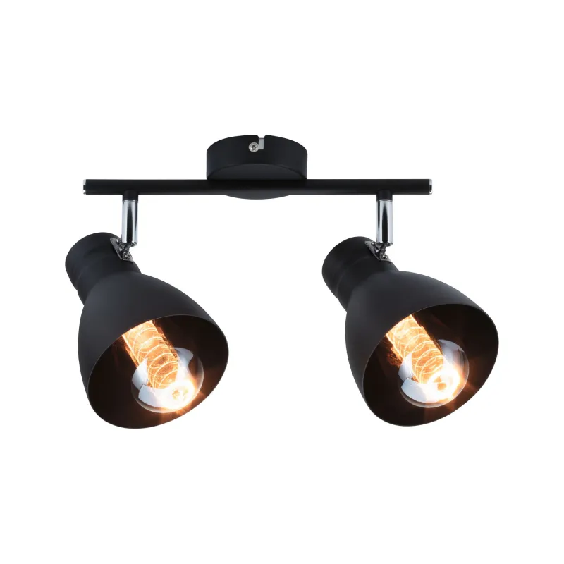 Spot Davy max2x20W E27 Noir