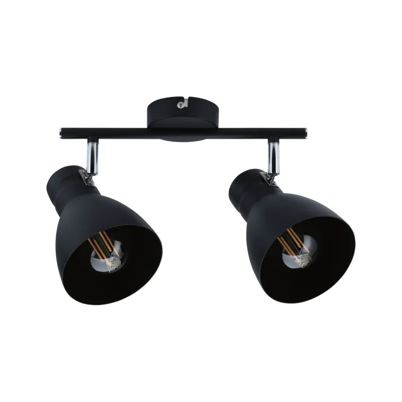 Spot Davy max2x20W E27 Noir