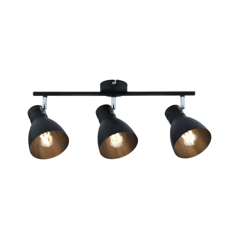 Spot Davy max3x20W E27 Noir