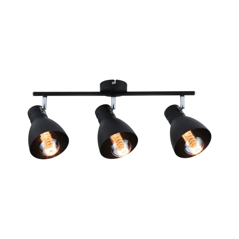 Spot Davy max3x20W E27 Noir